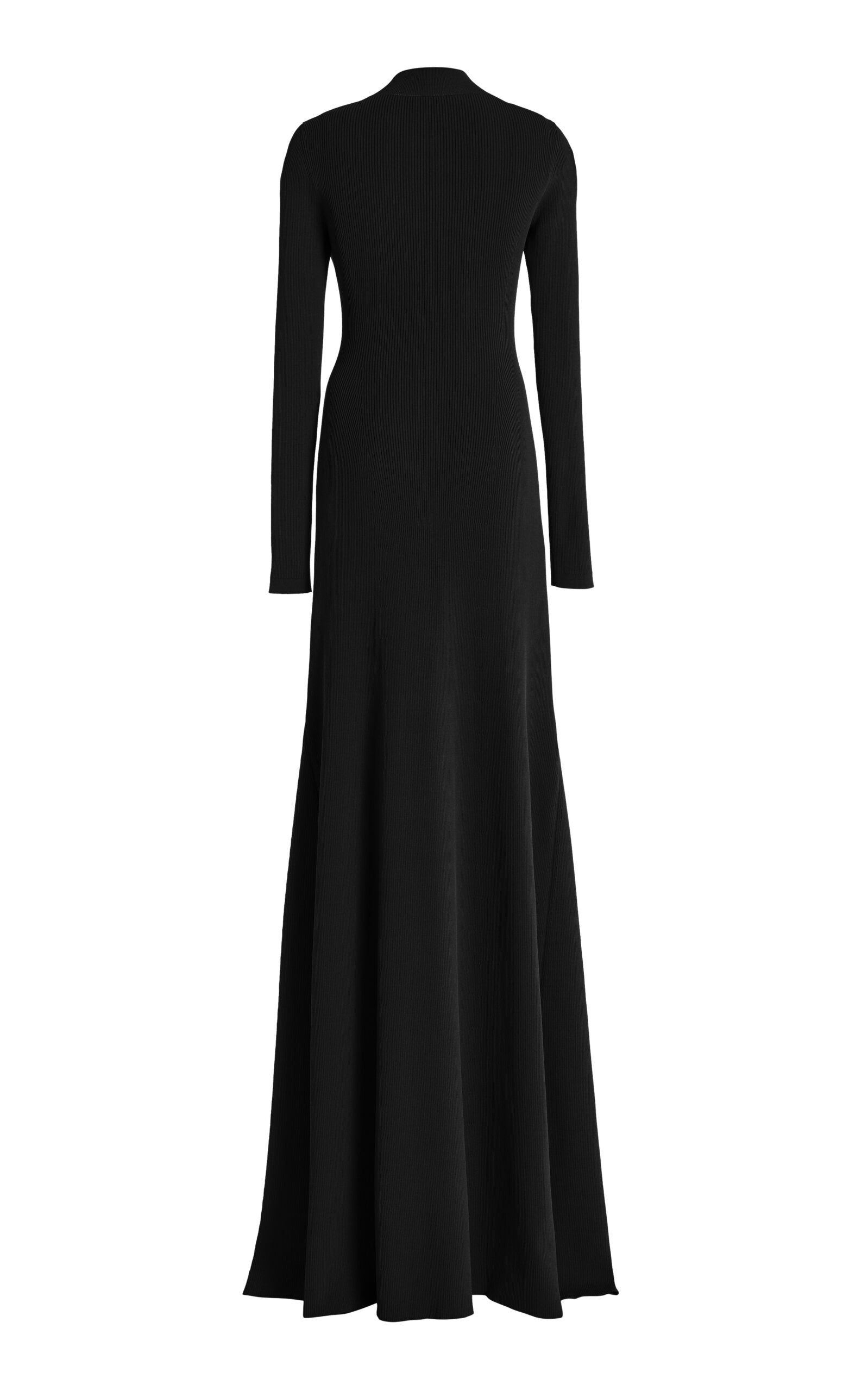 The Vanessa Mock Neck Knit Wool-Blend Maxi Dress Simple gentle beautiful and grand