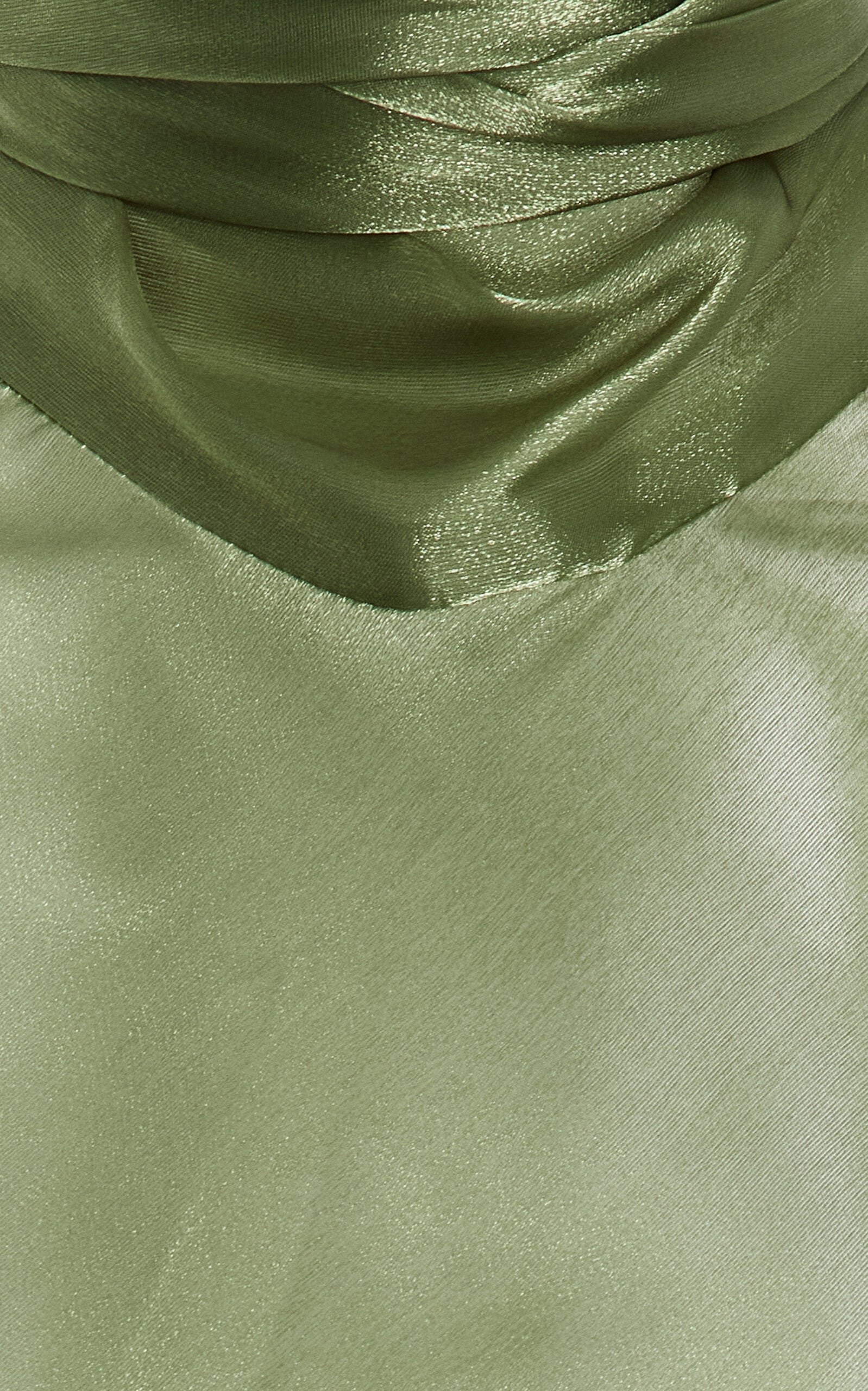 Sienna Satin Organza Gown Gentle beautiful and grand