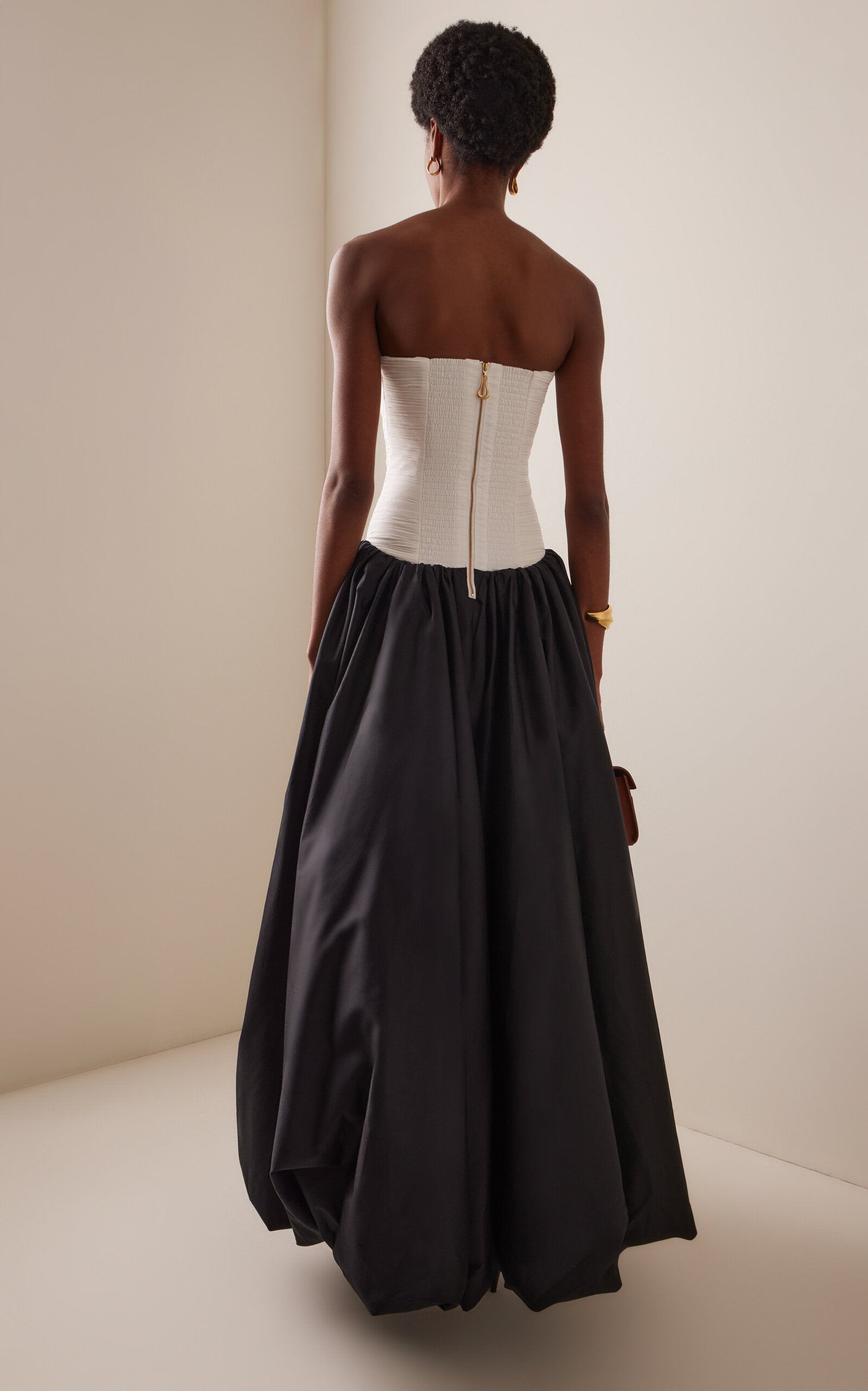 Ladies' Spring And Summer Vacation  Roma Layered Dream Organic Silk Crepe Chine Mini Gertrude Matilde Lace-Embroidered Violette Cotton Bubble-Hem Maxi Dress
