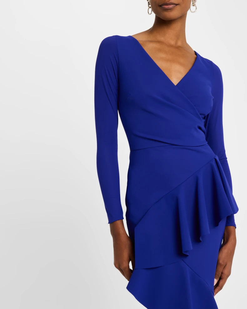 Ruffle Midi Dress Simple beautiful generous and full of charm