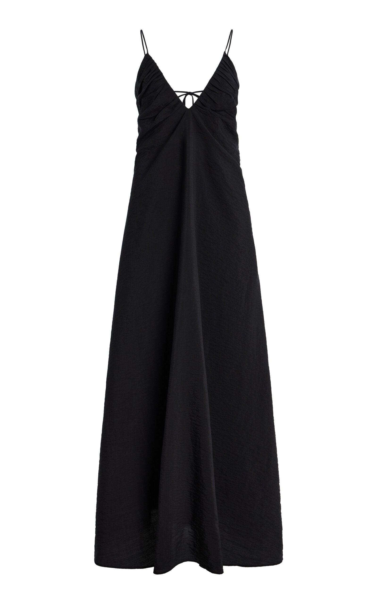Ladies' Spring And Summer Vacation  Roma Layered Dream Organic Silk Crepe Chine Mini Hammered-Silk Maxi Dress Lace-Embroidered Violette Cotton Bubble-Hem Maxi Dress