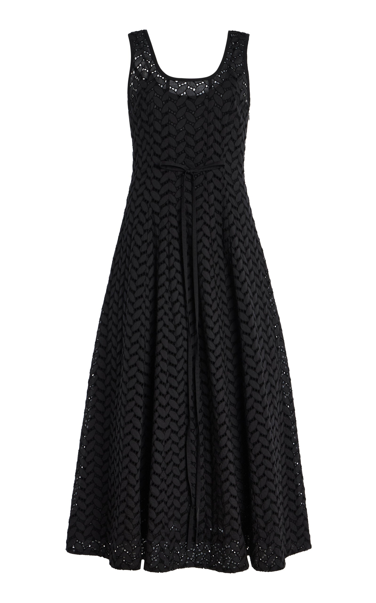 pring And Summer Vacation  Roma Layered Dream Organic Silk Crepe Chine Mini Hammered-Silk Maxi Dress Lace-Embroidered Violette Cotton Olea Cotton Eyelet Midi Dress