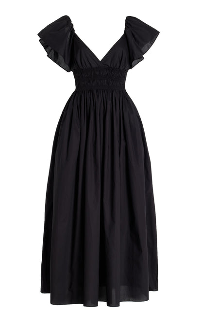 Cotton Midi Dress Simple gentle beautiful and grand
