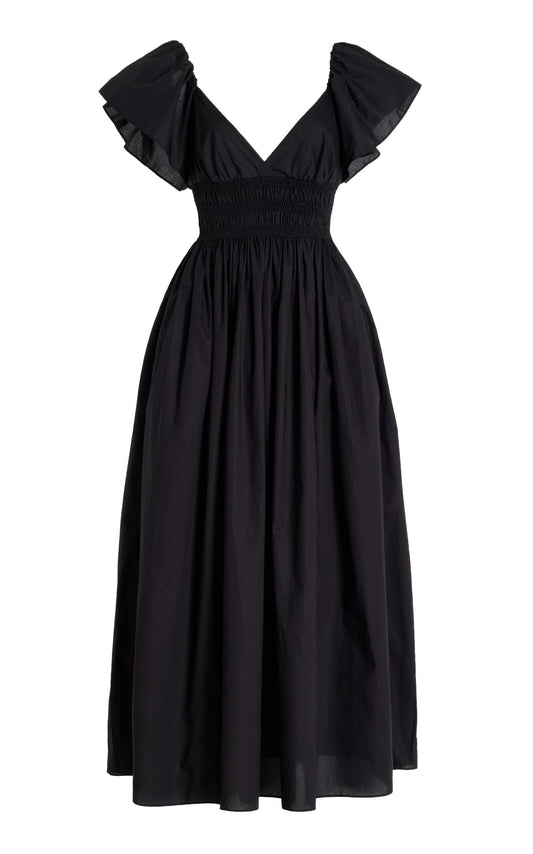 Cotton Midi Dress Simple gentle beautiful and grand