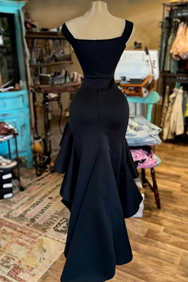 Elegant Sleeveless Hem Ruffled Dress Simple atmospheric beautiful and unique desi