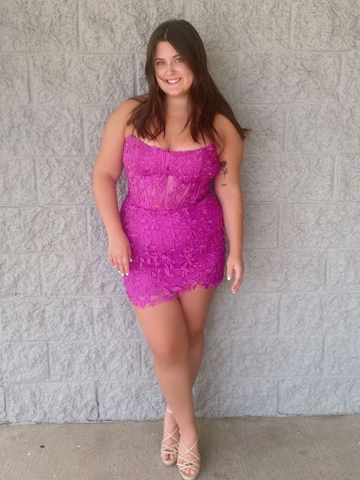 Purple Lace Homecoming Dresses Sleeveless Mini Graduation Dress Plus Size Simple atmospheric beautiful and unique design