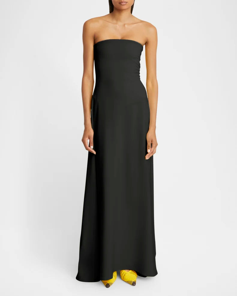 Strapless Bustier Drape Gown Beautiful and charming simple and unique design