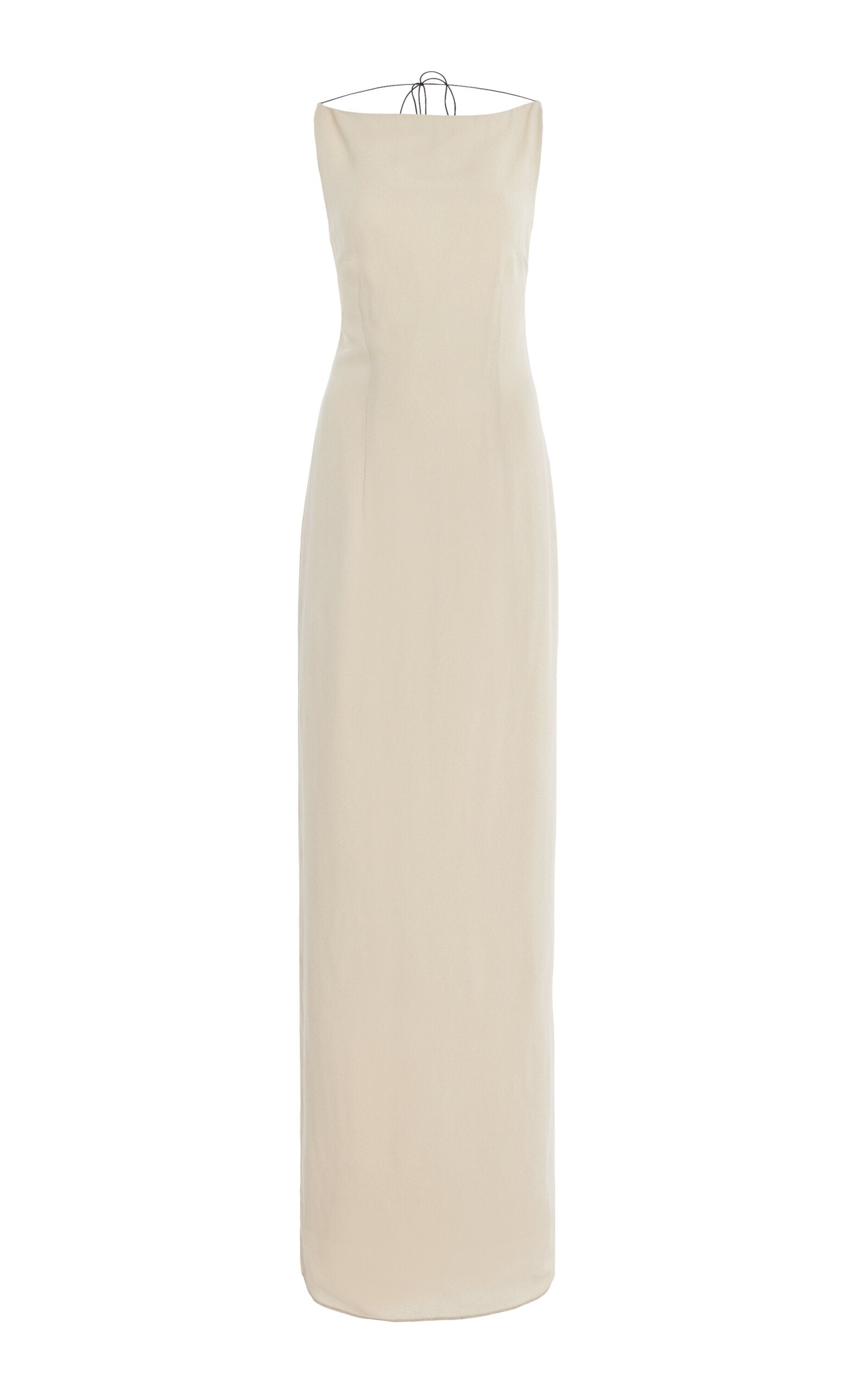 Hebe Crepe Gown  Hebe Simple gentle beautiful and grand