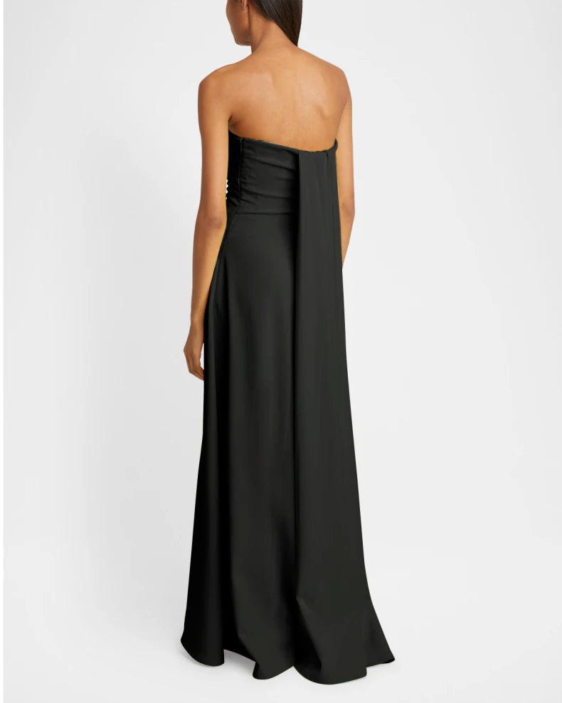 Strapless Bustier Drape Gown Beautiful and charming simple and unique design