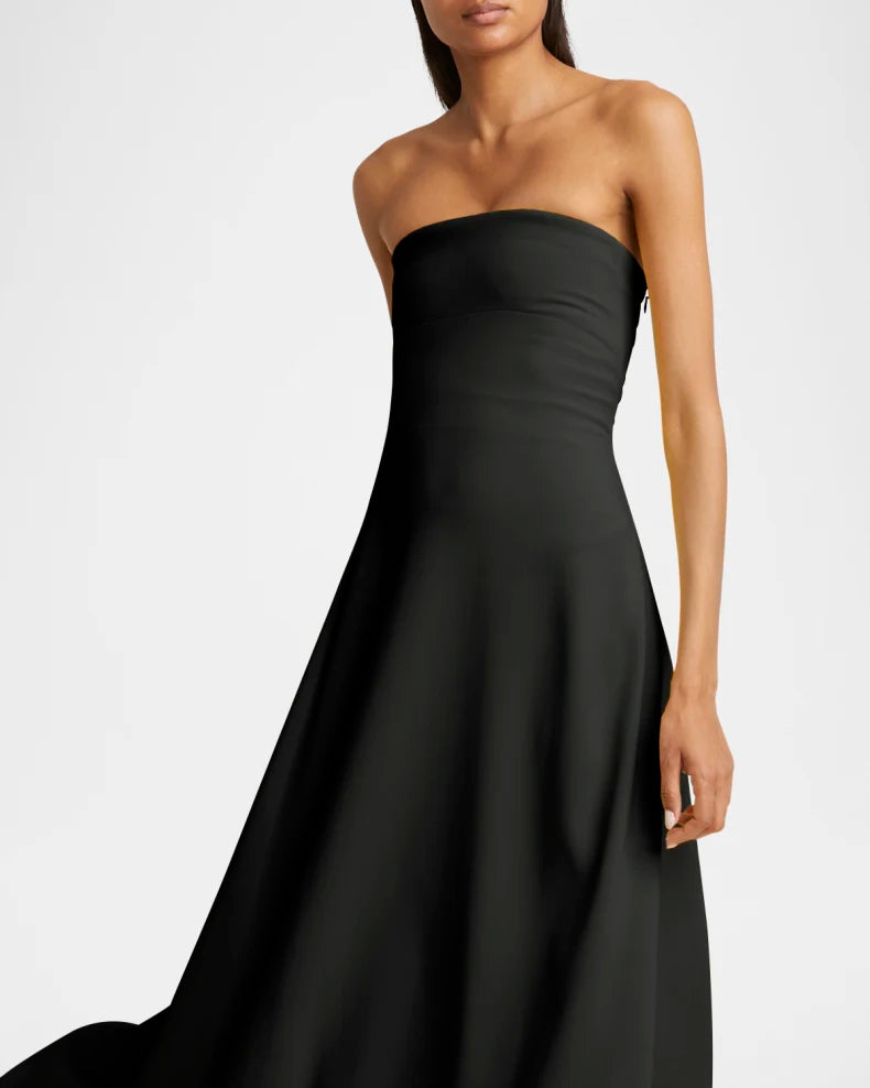 Strapless Bustier Drape Gown Beautiful and charming simple and unique design