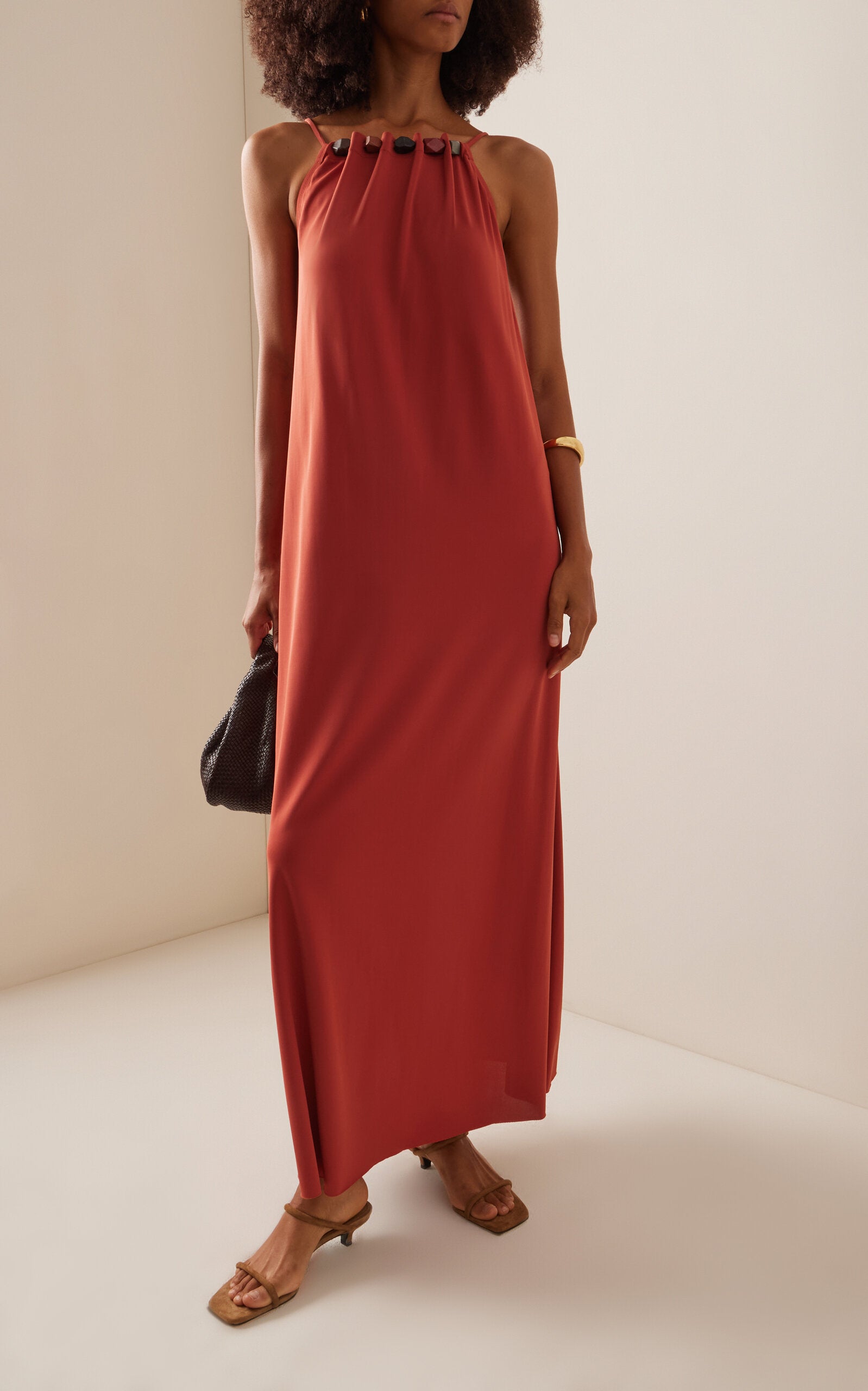Tiana Embellished Maxi Dress Simple gentle beautiful and grand