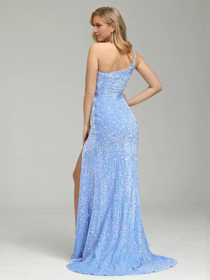 Mermaid Sweetheart Lace Appliques Prom Dress with Slit Simple gentle atmospheric and unique design