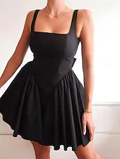 Little White Dresses Glitter & Sparkle Wedding Dresses Ball Gown Scoop Neck Camisole Sleeveless Short / Mini Jersey Bridal Suits Bridal Gowns With Bow(s) Solid Color 2025