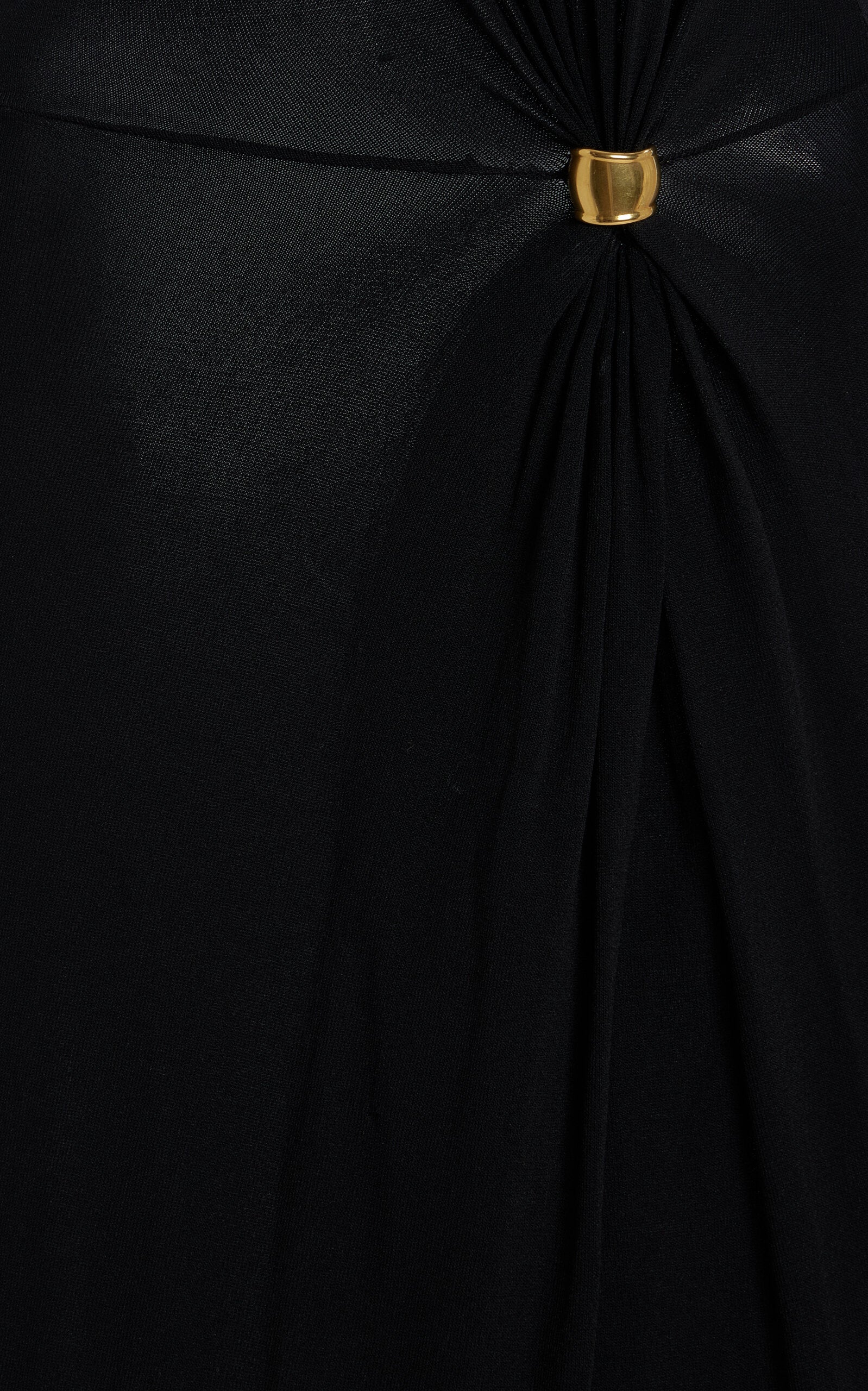 Gathered Jersey Midi Dress Full of charm simple and atmospheric