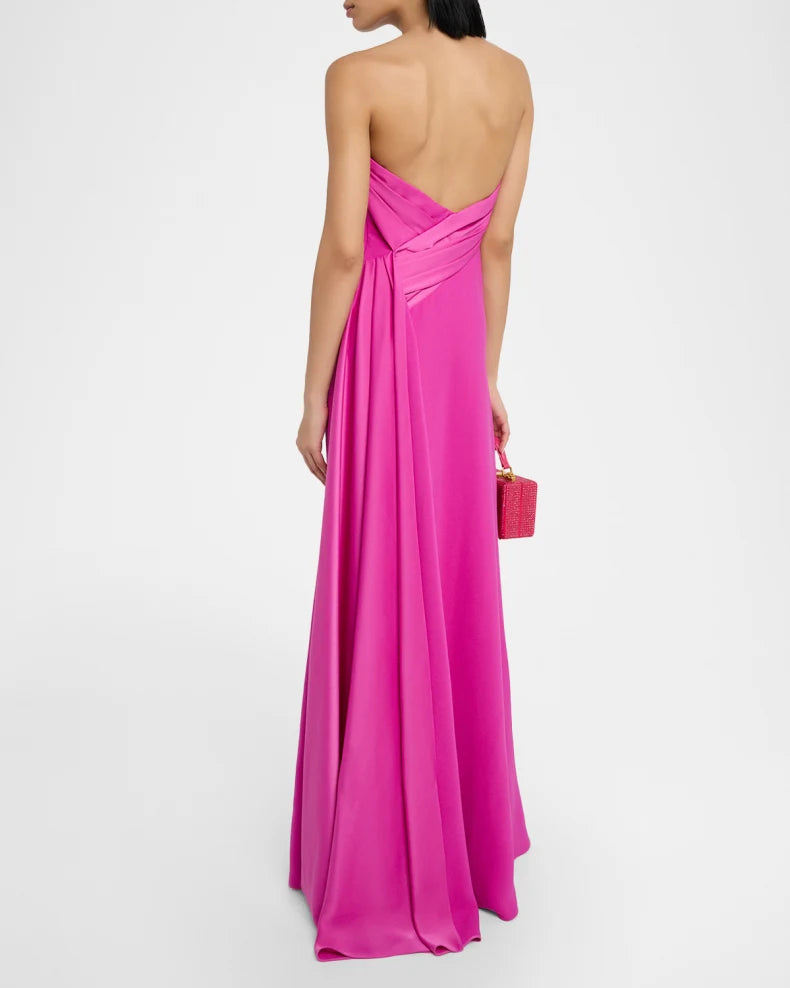 Bridgette Strapless A-Line Gown Charming and unique design Beautiful generous simple