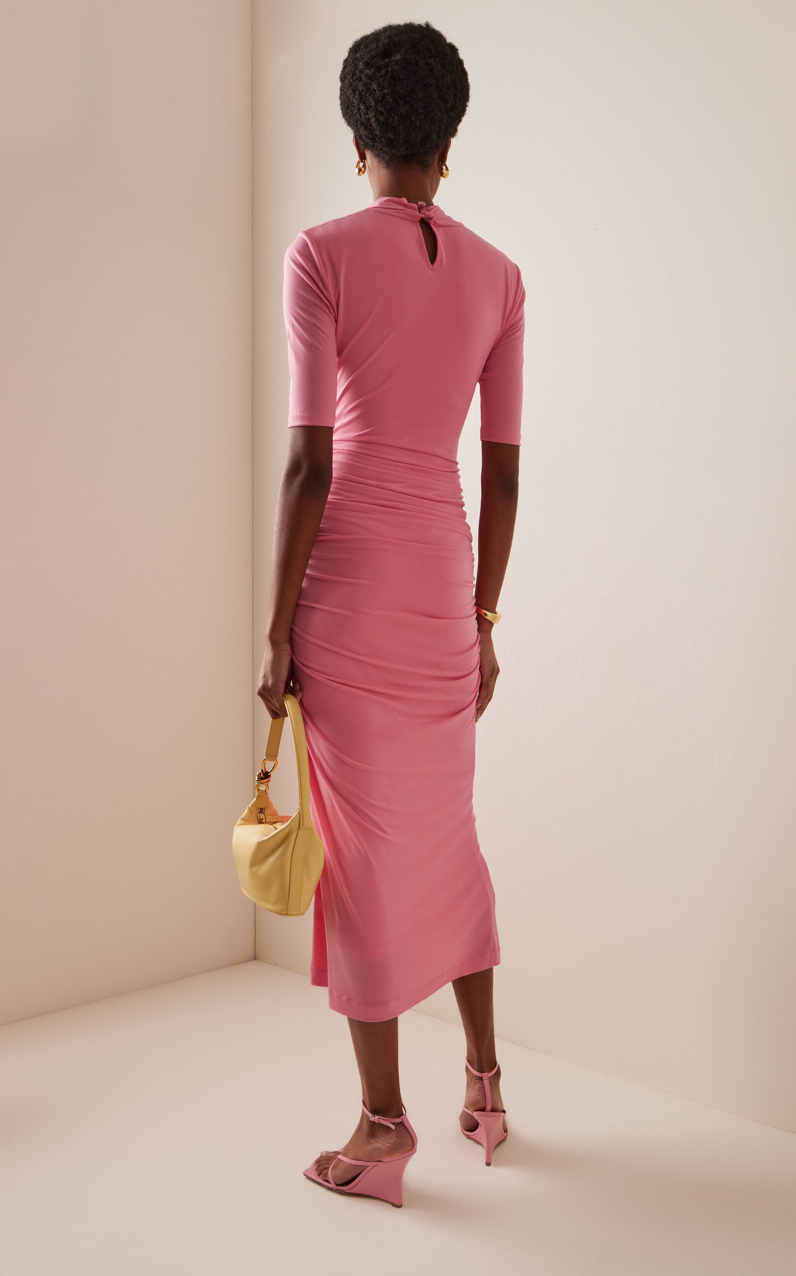 Jersey Midi Dress Full of charm simple and atmospheric