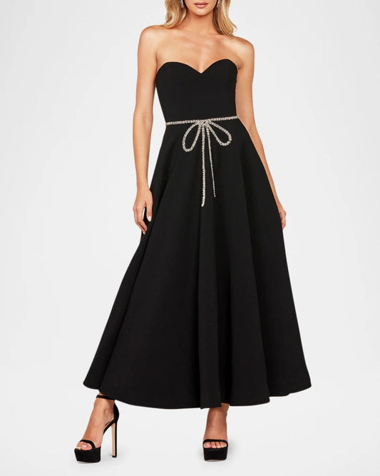 Grace Strapless Crystal Bow Gown Charming and unique design Beautiful generous simple