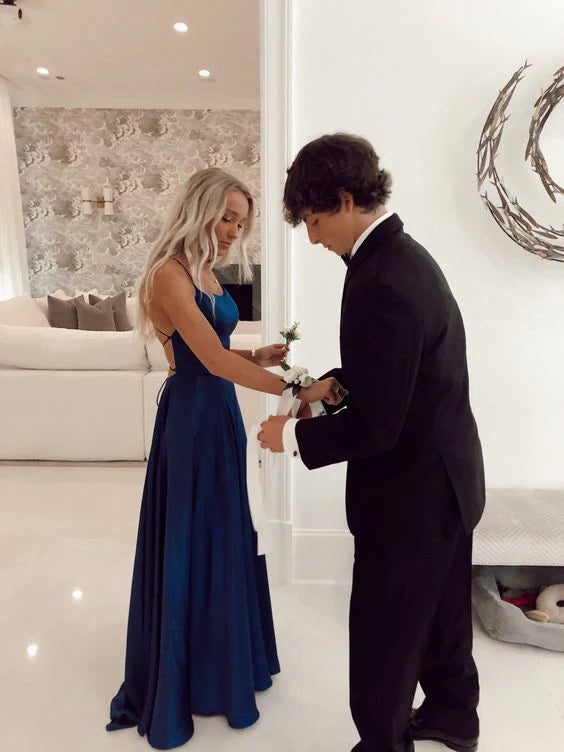 Royal Blue Prom Dresses Formal Evening Dresses Simple atmospheric gentle