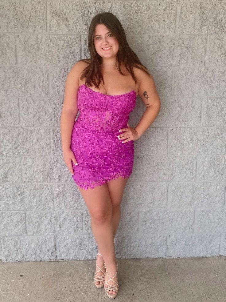 Purple Lace Homecoming Dresses Sleeveless Mini Graduation Dress Plus Size Simple atmospheric beautiful and unique design