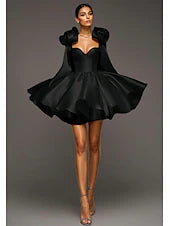 Pink A-Line Elegant Homecoming Dress Formal Wedding Short / Mini Sleeveless Sweetheart Satin with Bow(s)