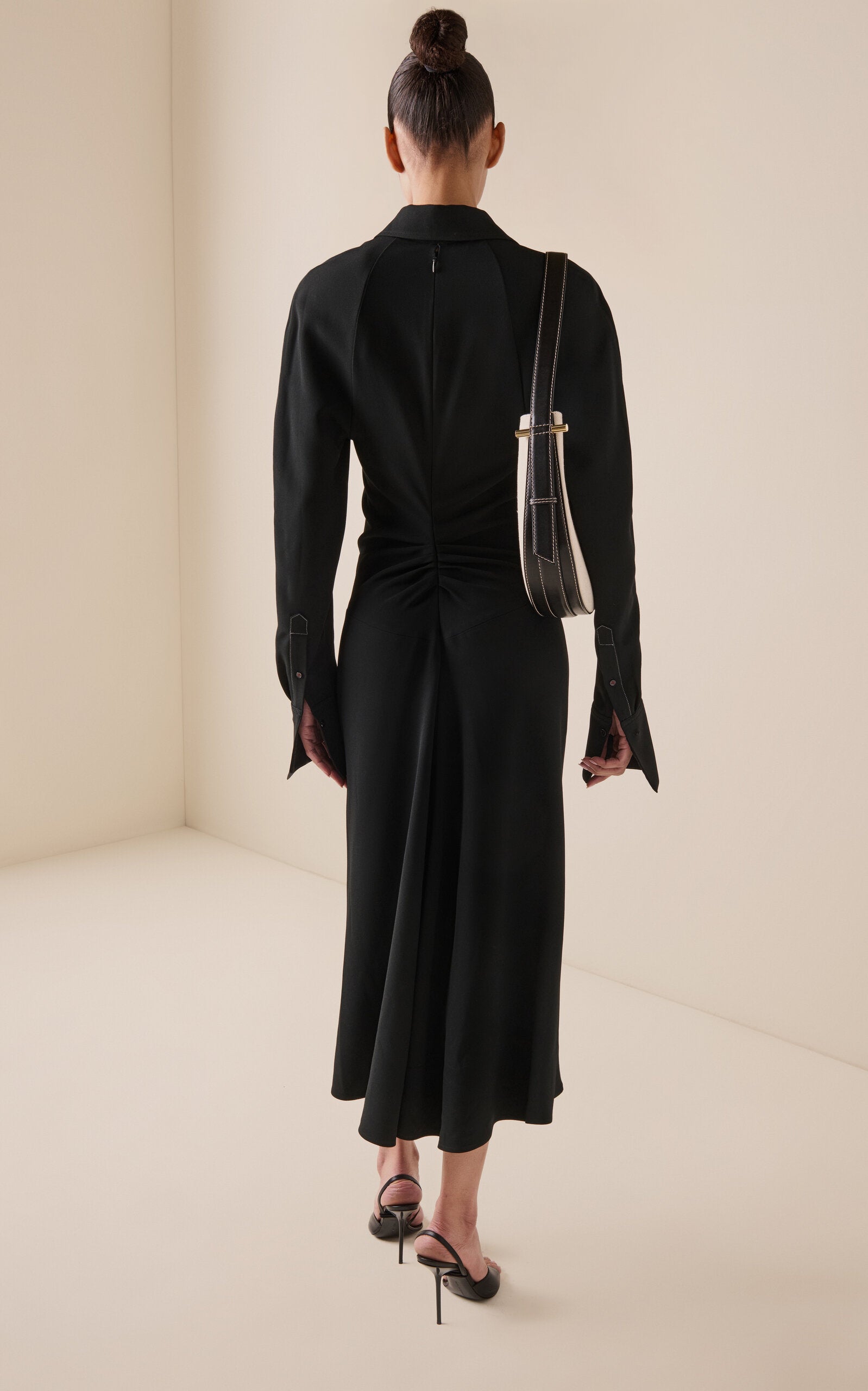 Polo Crepe Midi Dress  Polo Full of charm simple and atmospheric