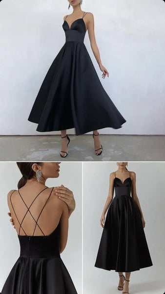 Graduation dress A Line Prom Dresses V Neck Formal Wedding Evening Par   Shangpin Dresses