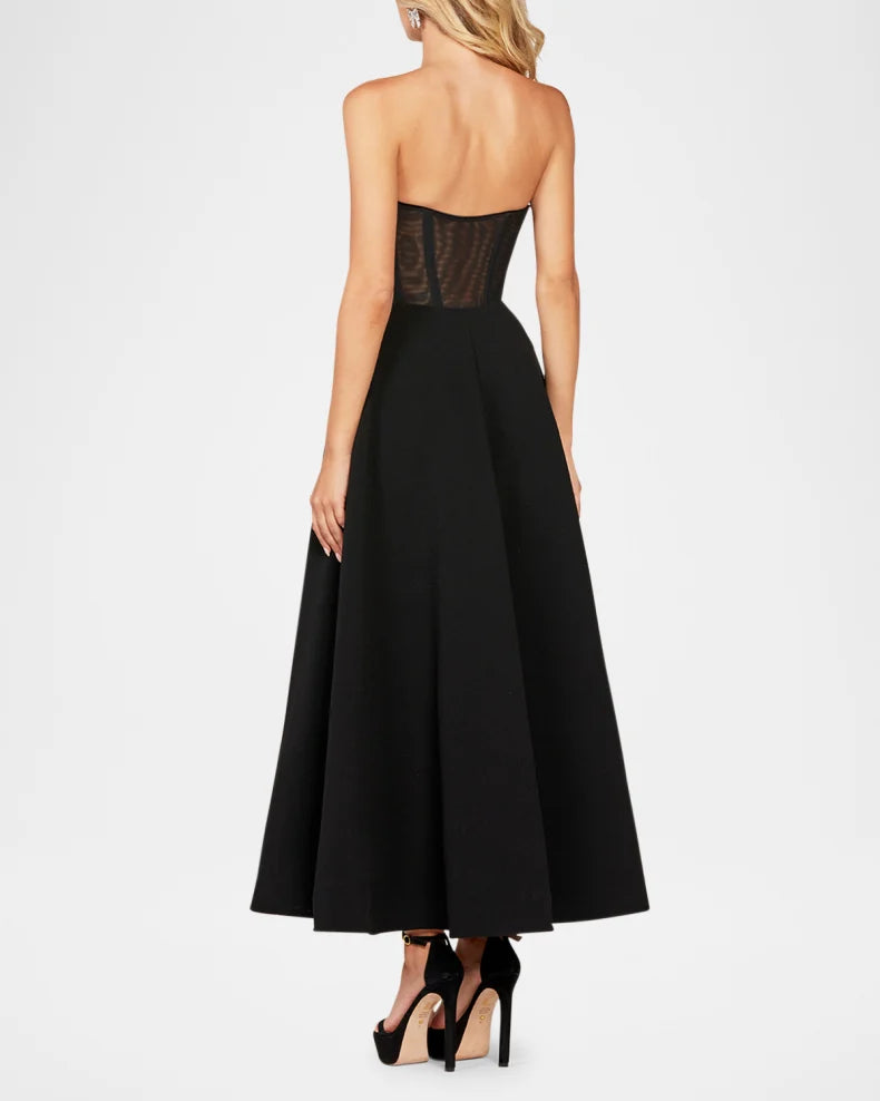 Grace Strapless Crystal Bow Gown Charming and unique design Beautiful generous simple