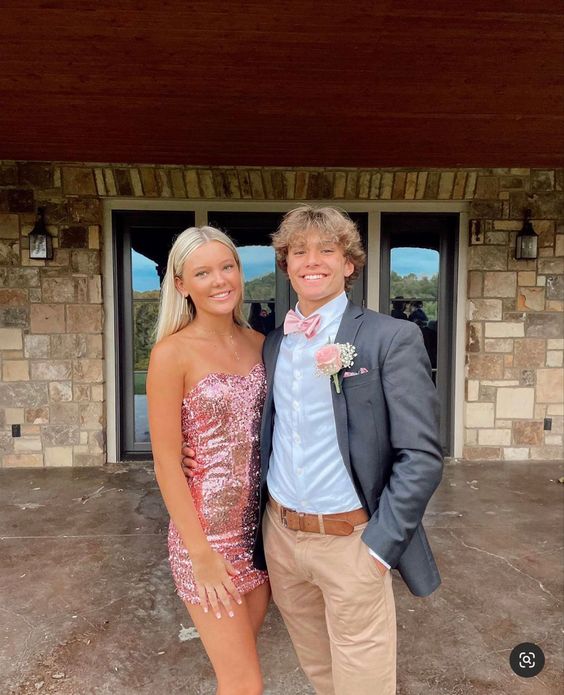 Cute short prom dress homecoming dress Simple atmospheric gentle