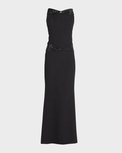 Cutout Trumpet Silk Gown Charming and unique design Beautiful generous simple