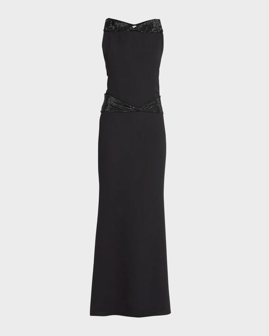 Cutout Trumpet Silk Gown Charming and unique design Beautiful generous simple
