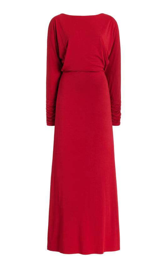 Sienna Draped Jersey Maxi Dress Simple gentle beautiful and grand
