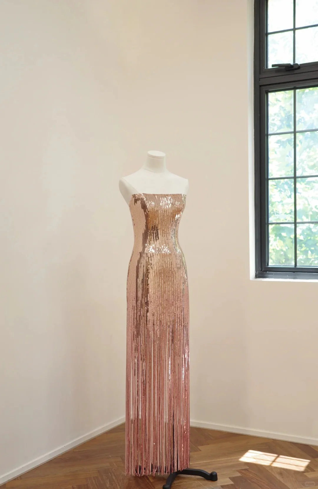 Fashion Long Sequined Prom Dress Evening Dress Party Dress simple gentle atmospheric and unique desi Bring summer colors to enhance whiteness ﻿