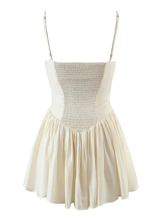 White A Line Short Mini Sexy Graduation Party Dress