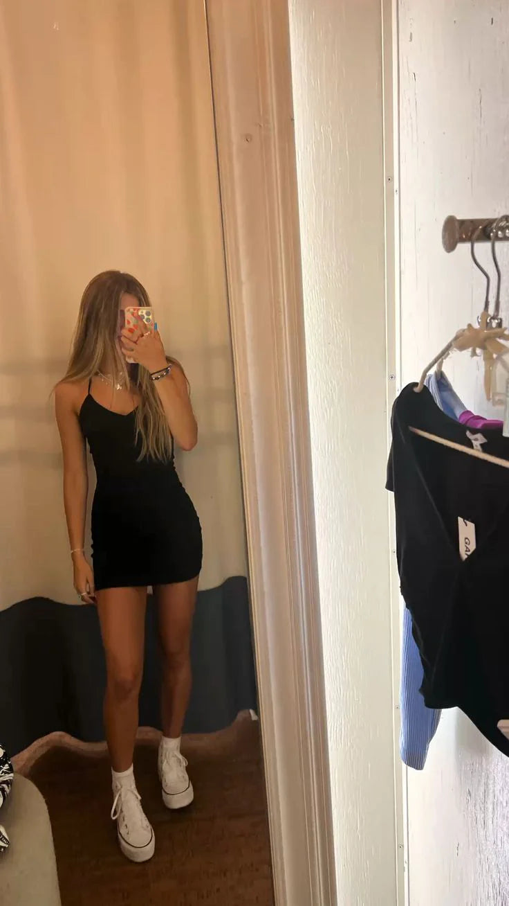 Homecoming Dresses Straps Bodycon Mini Cocktail Dress