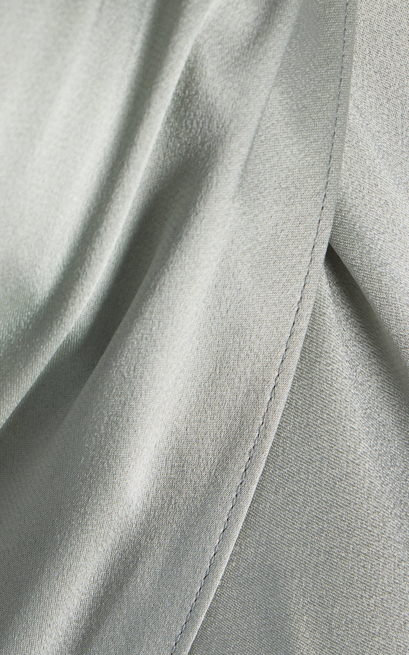 Satin One-Shoulder Dress Dress Simple gentle beautiful and grand