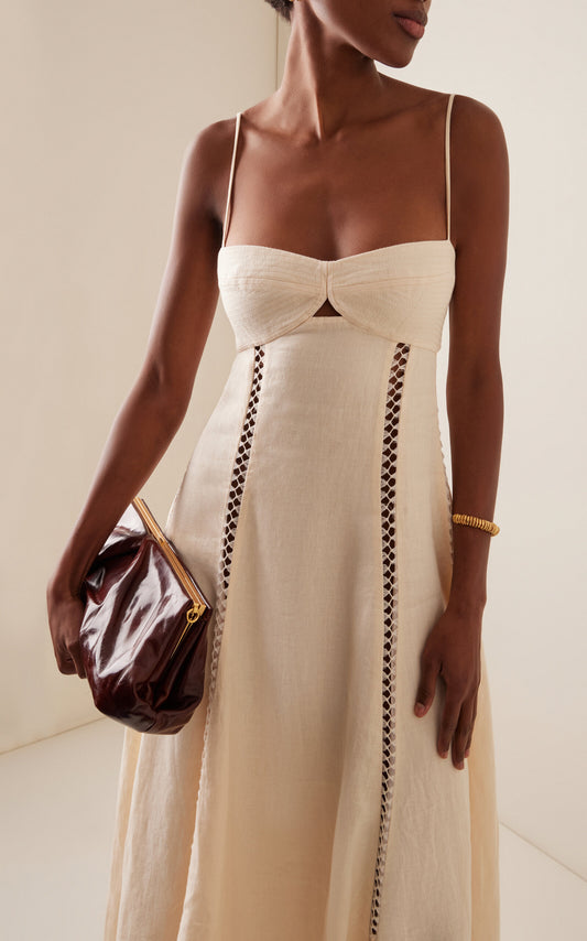 Catamaran Ventures Linen Dress Simple gentle beautiful and grand