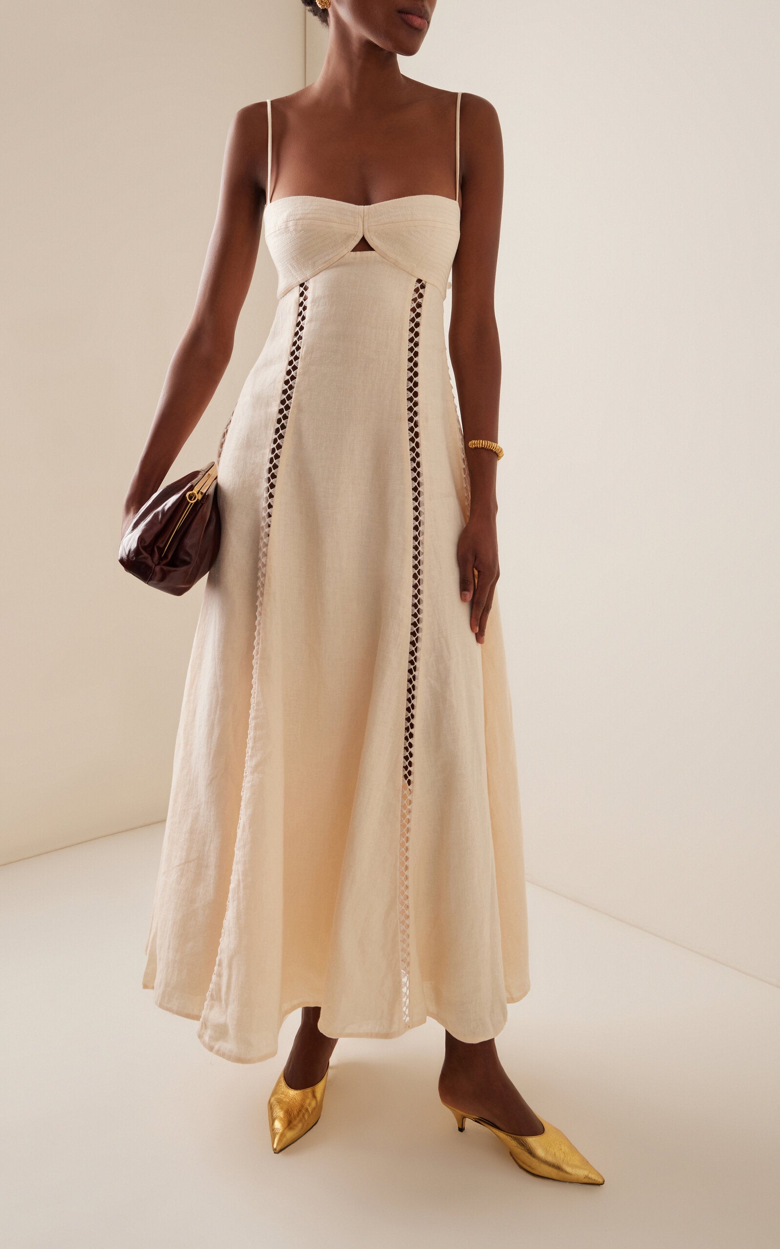 Catamaran Ventures Linen Dress Simple gentle beautiful and grand