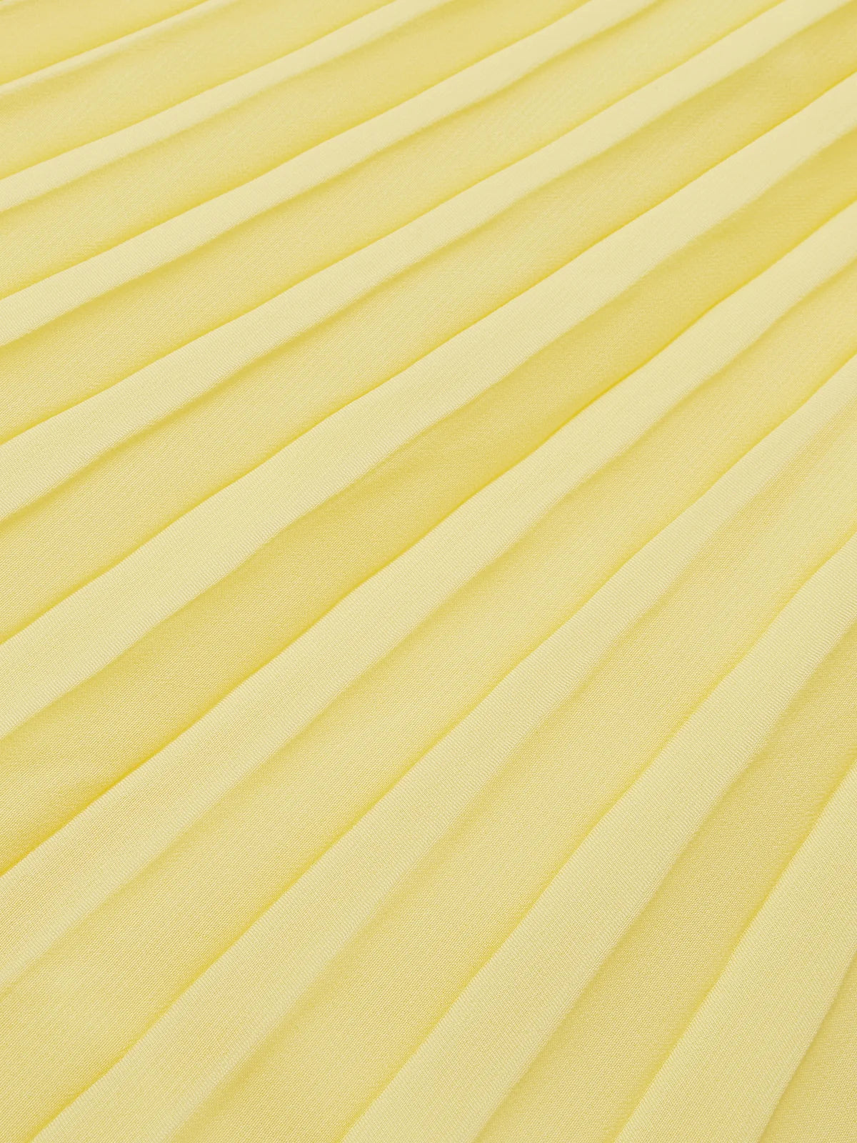 Simple beautiful generous and full of charm Yellow Pleated Chiffon Dress Square Neck Long Sleeve A-Line Gown