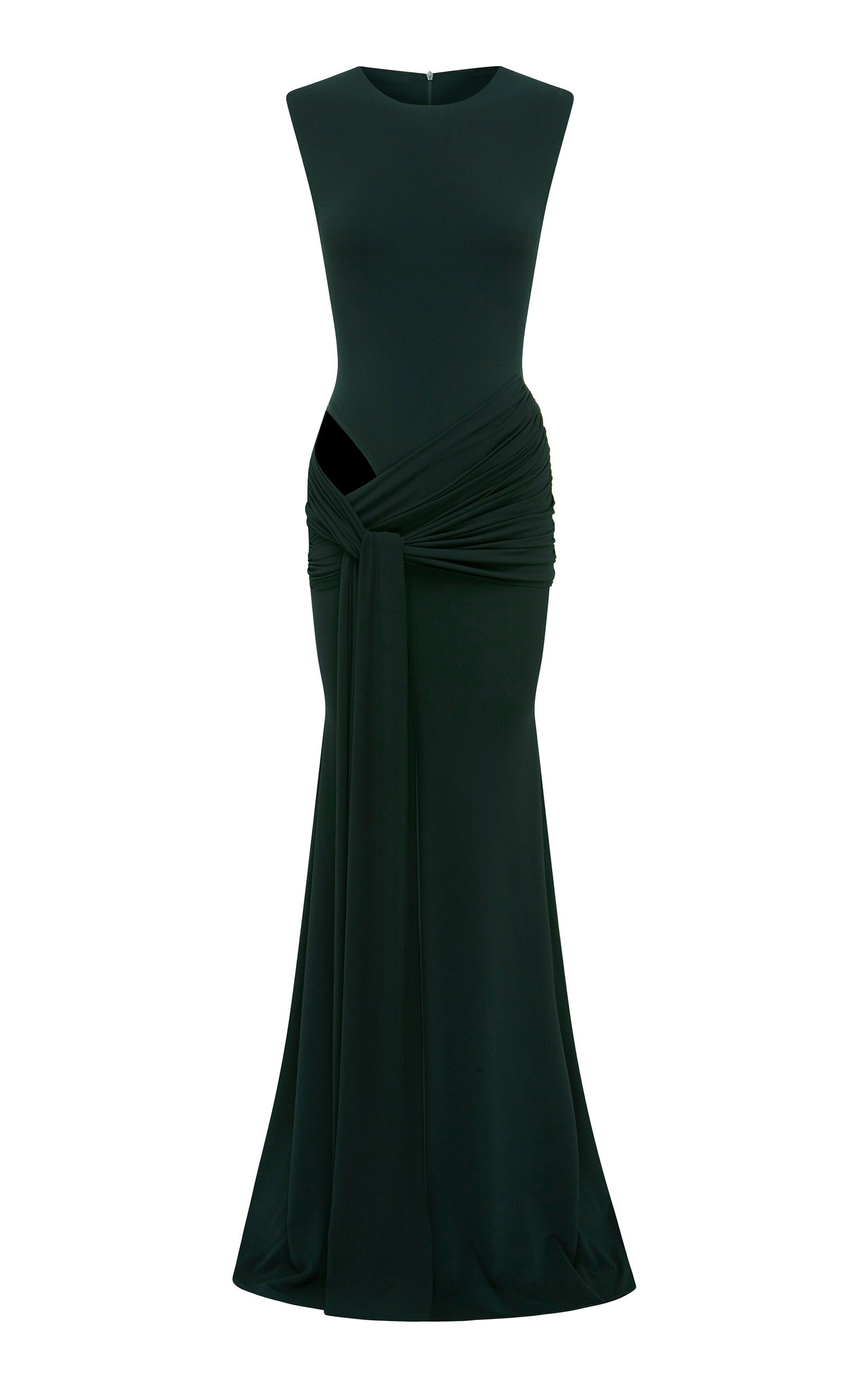 Cut-out Draped Jersey Gown Gentle beautiful and grand