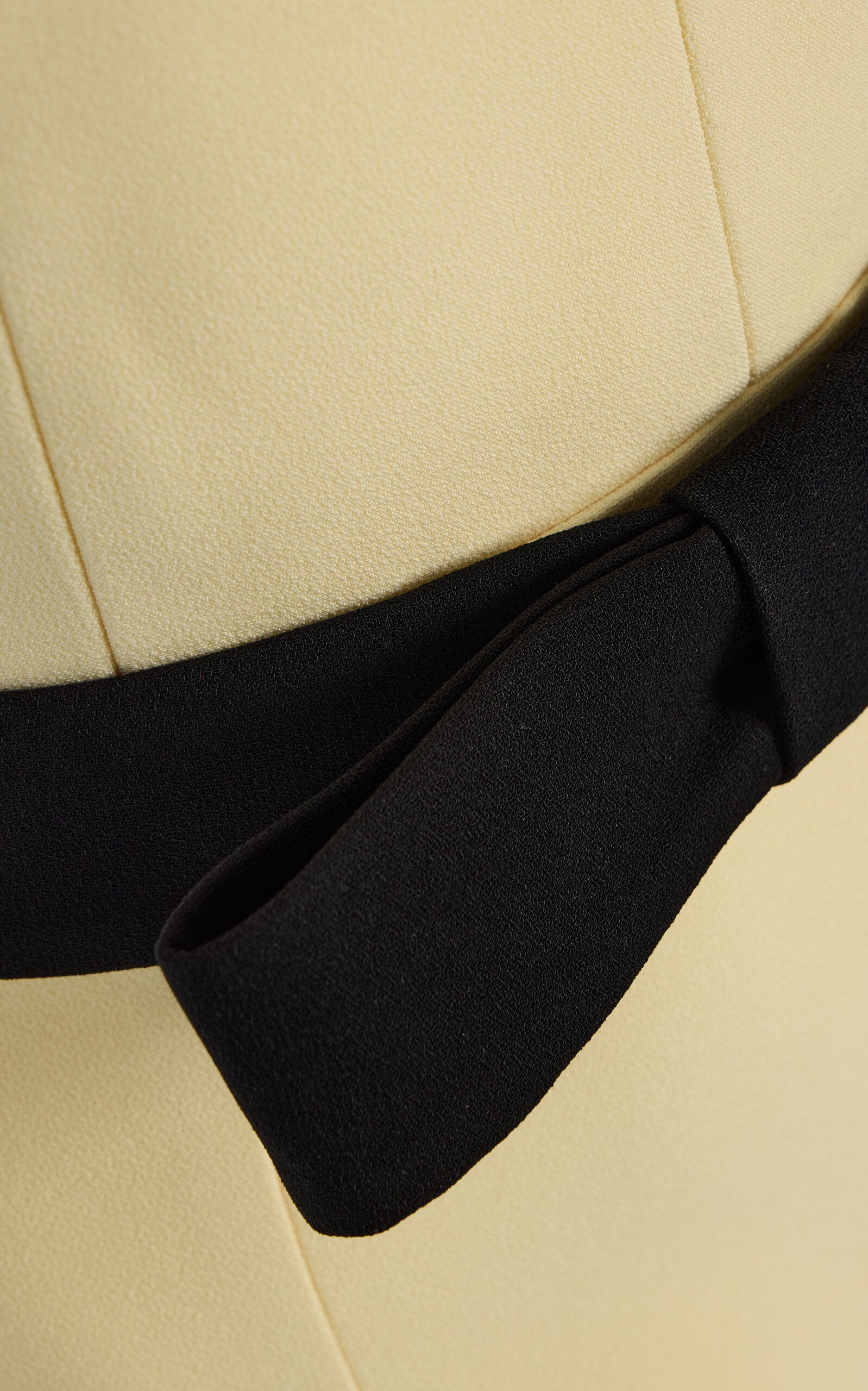 Exclusive Noéle Bow-Detailed Crepe Maxi Dress