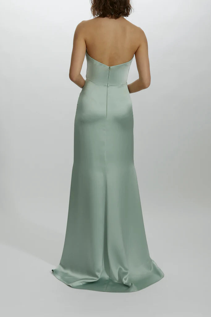 Crisscross Halter Gown spheric beautiful and unique desig