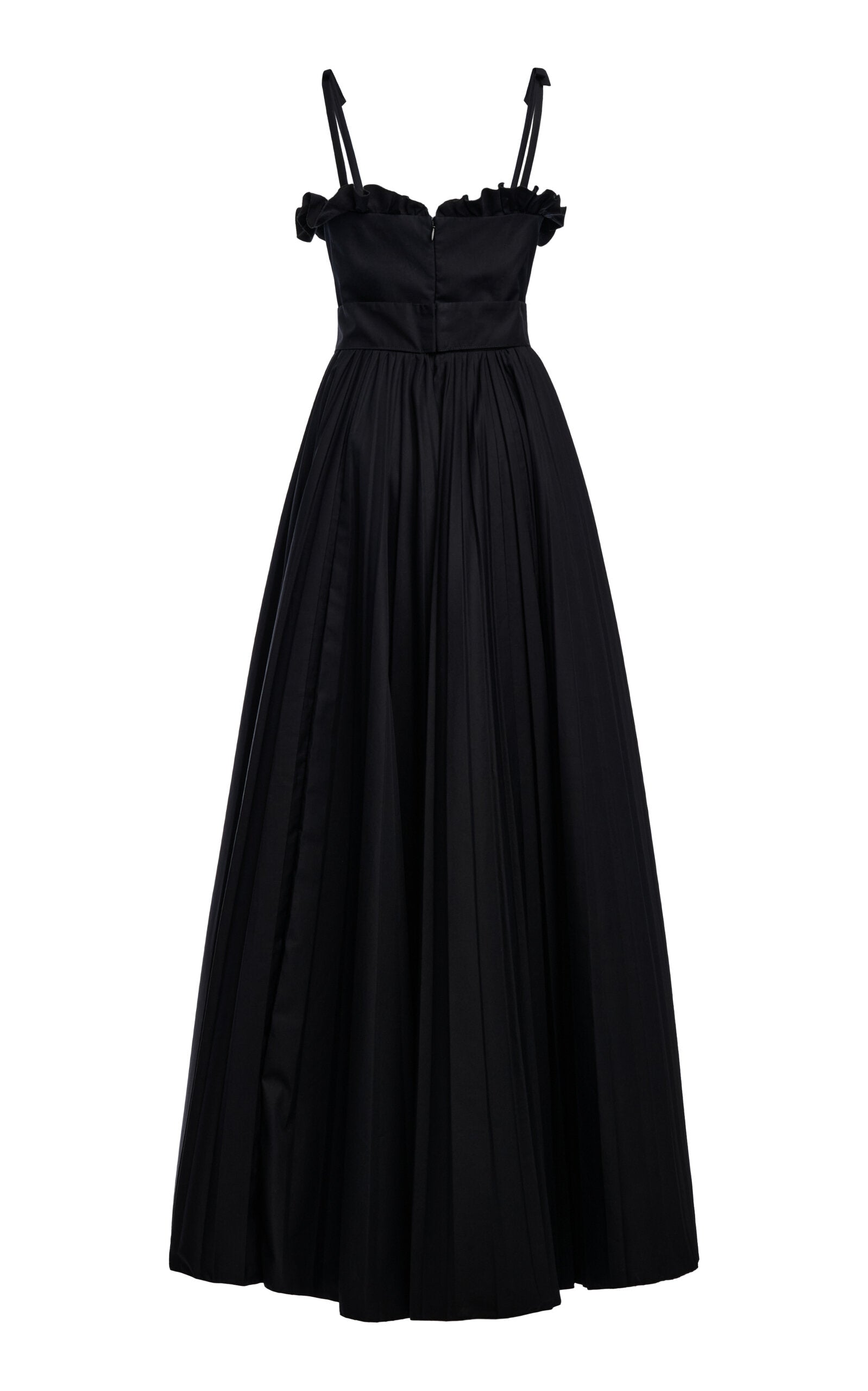 Ruffled Cotton-Poplin Maxi Dress Simple gentle beautiful and grand