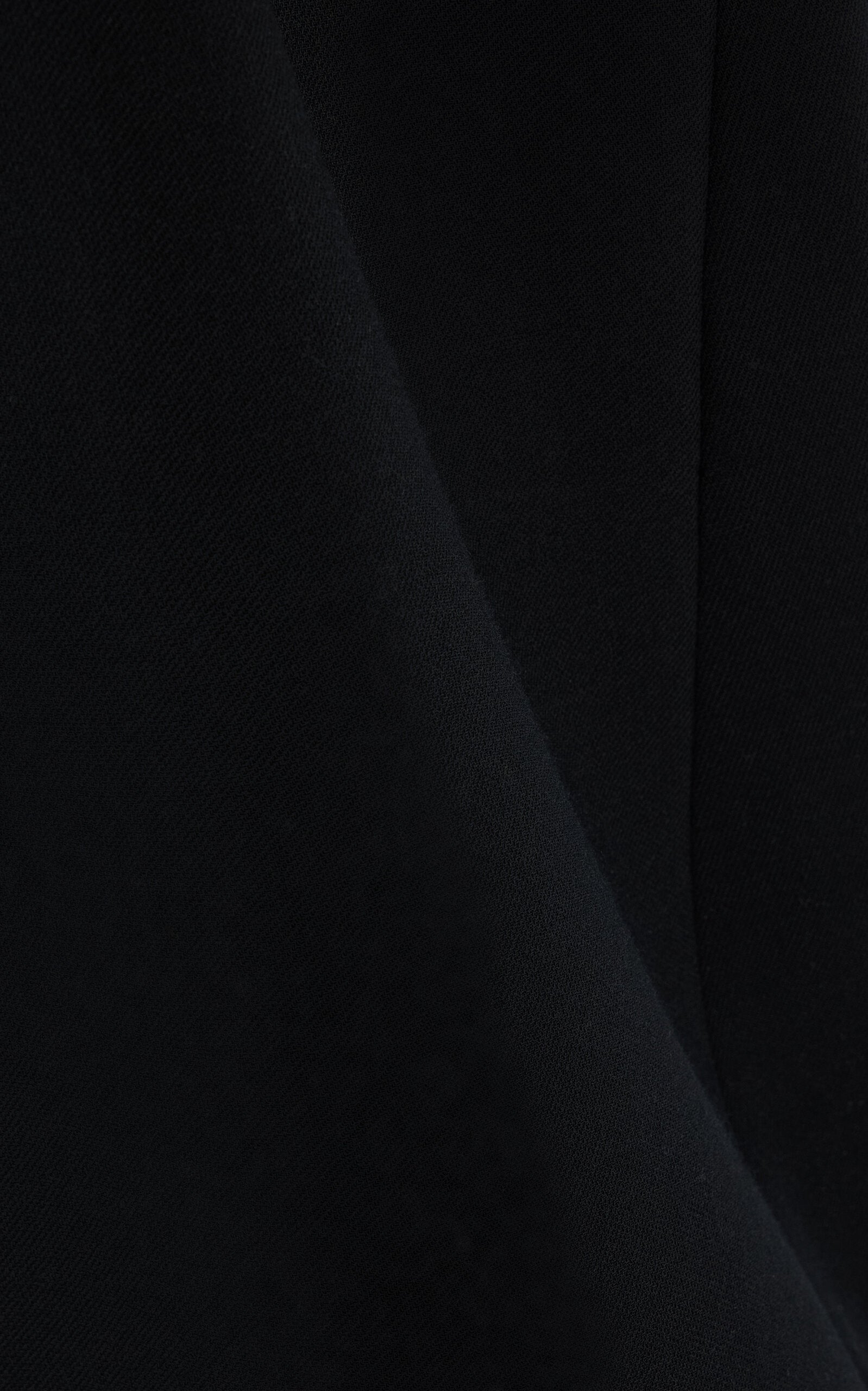 Cape-Detailed Wool Gabardine Midi Dress Full of charm simple and atmospheric