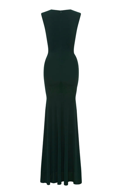 Cut-out Draped Jersey Gown Gentle beautiful and grand