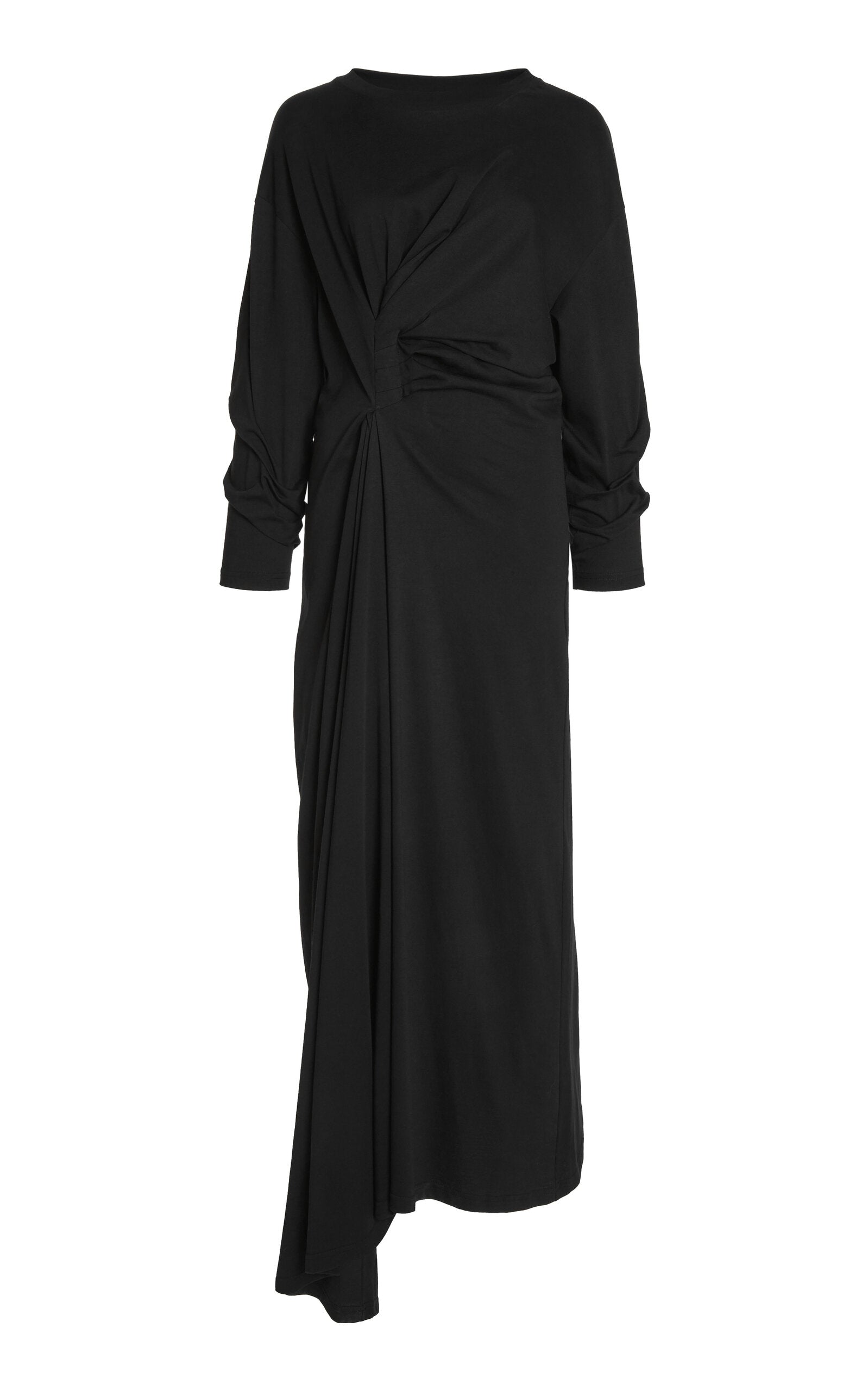 Twisted Organic Cotton Jersey Maxi Dress Simple gentle beautiful and grand
