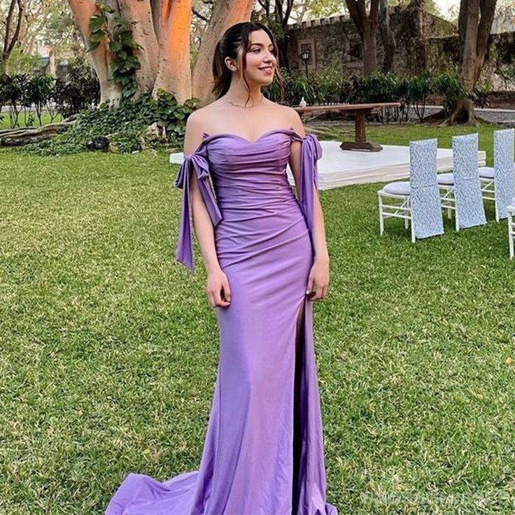 Sexy Mermaid Off Shoulder Maxi Long Bridesmaid Dresses For Wedding Party