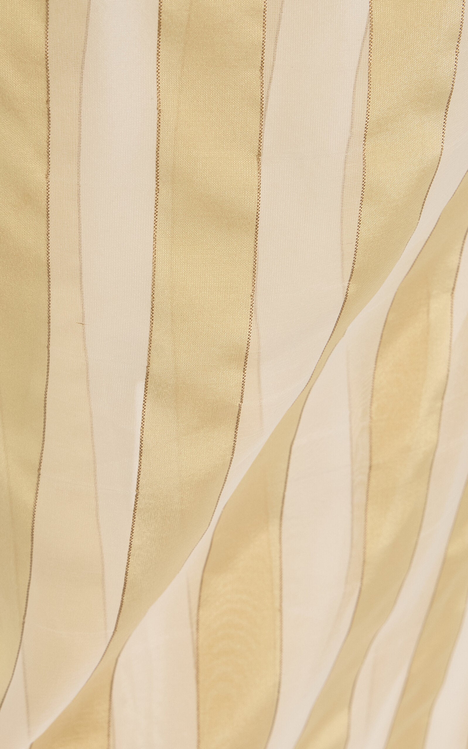 Striped Silk Midi Dress Full of charm simple and atmospheric