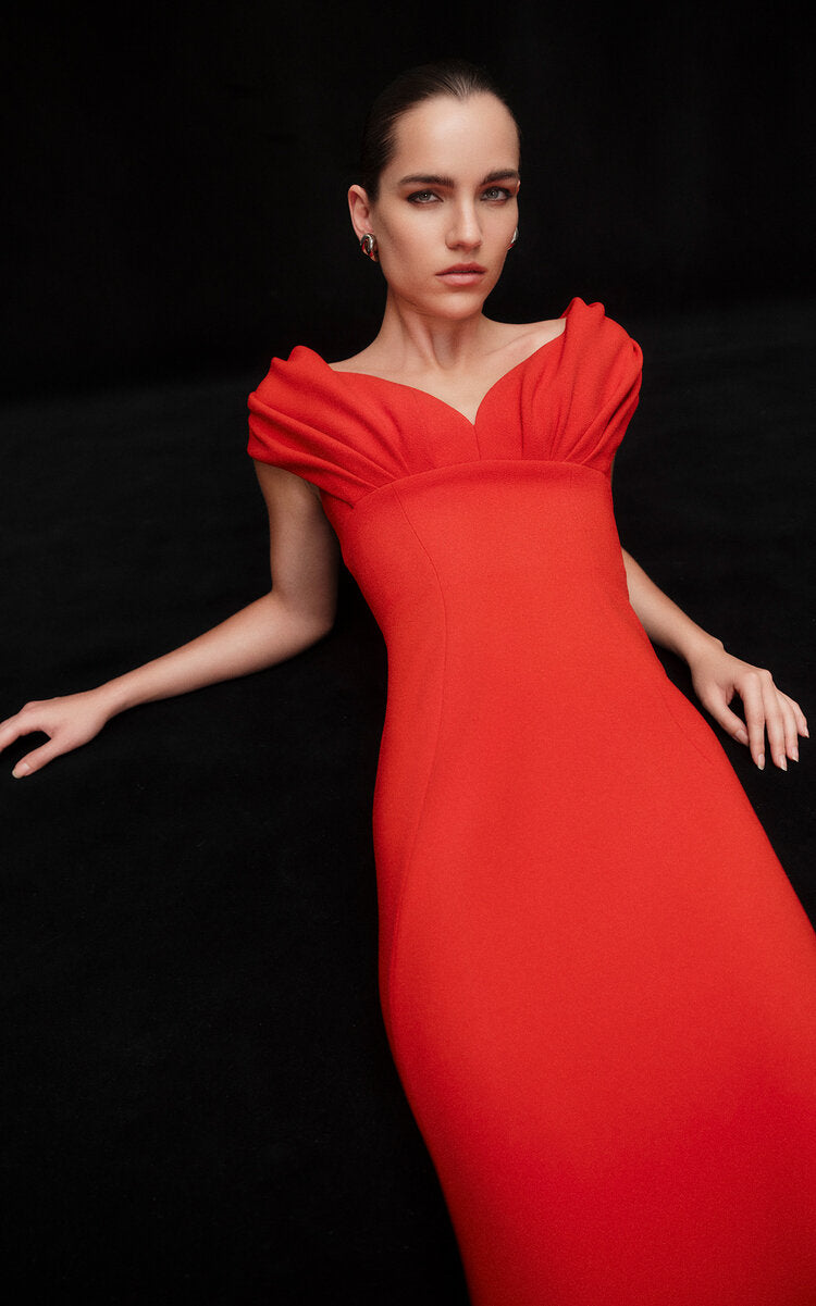 Myra Gathered Gown  Myra Recycled