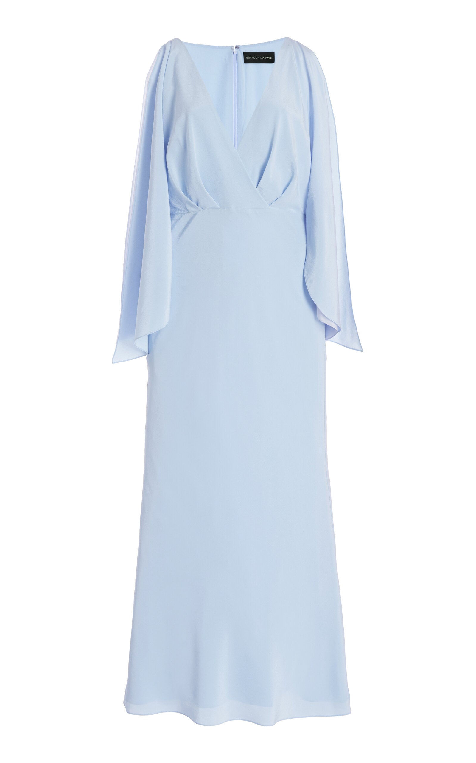 The Camille Gathered Silk Crepe De Chine Maxi Dress Simple gentle beautiful and grand