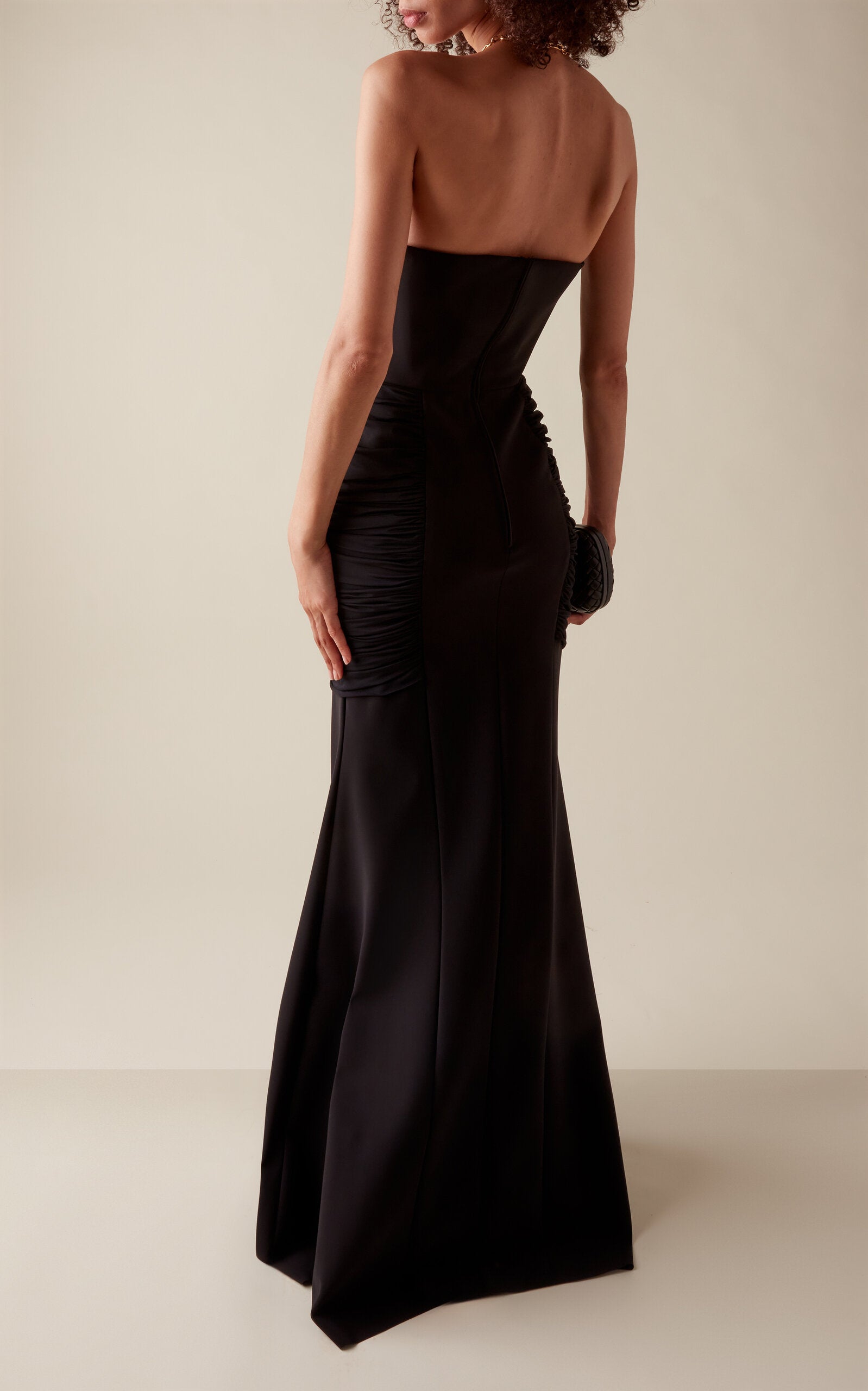 Uheri Satin Mermaid Gown  Uheri